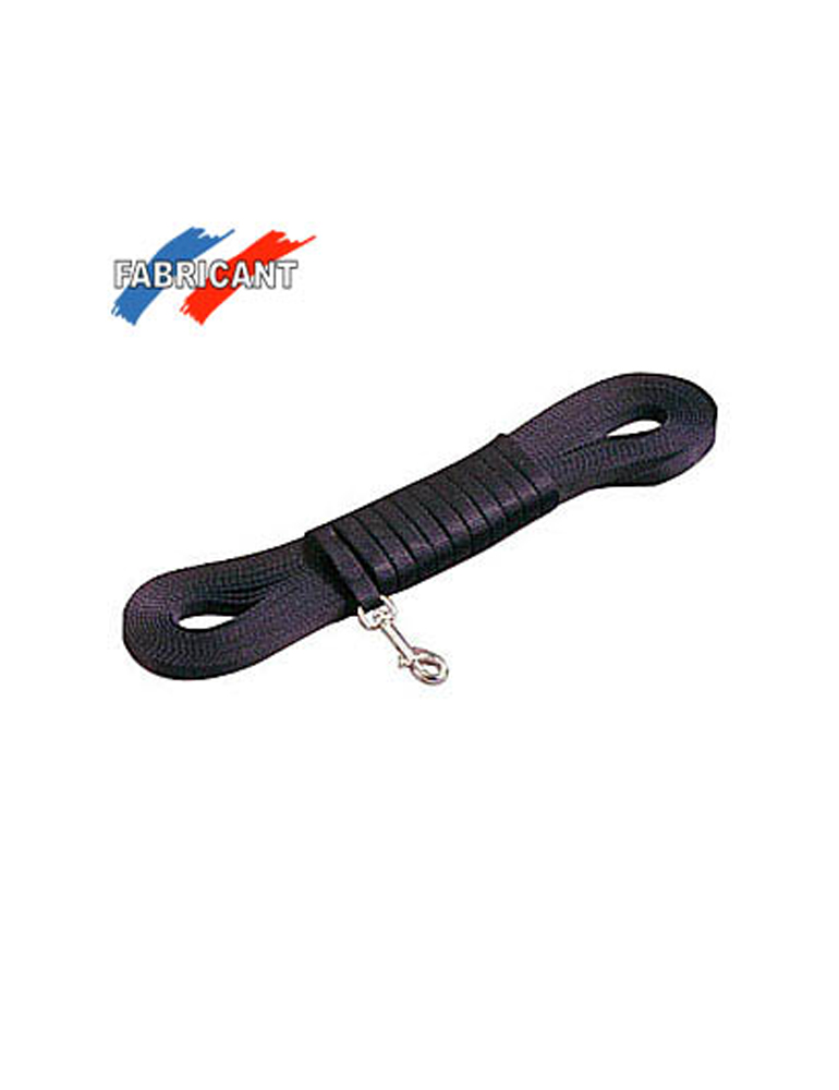 Fährtenleine Nylon 10m/20mm schwarz