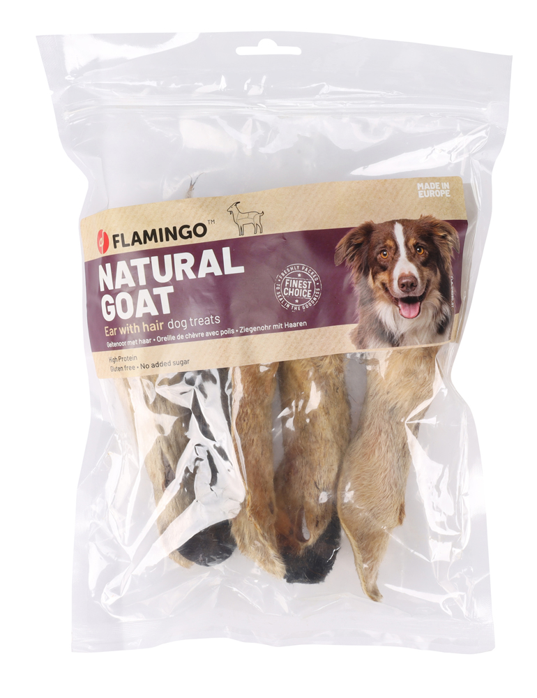 Nature Snack Ziegenohren mit Fell 200g