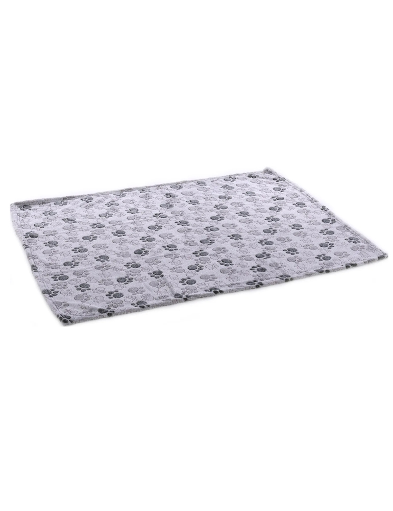 Fleecedecke PABLO mit Pfotenmuster 150x100xcm