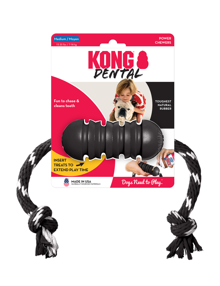 KONG Extreme DENTAL mit Seil "M"